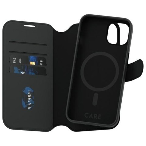 CARE by PanzerGlass Feature Tango 2in1 Wallet iPhone 15 6.1" MagSafe czarny/black 1159