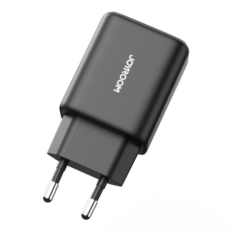 Ładowarka Joyroom Sieciowa USB-C 25W SFC / PPS / PD - Czarna + Kabel USB-C / USB-C 1m