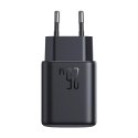 Ładowarka Joyroom Sieciowa USB-C 25W SFC / PPS / PD - Czarna + Kabel USB-C / USB-C 1m