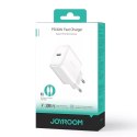 Ładowarka Joyroom Sieciowa USB-C PD 30W QC SFC - Biała + Kabel USB-C 1m