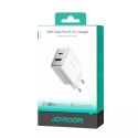 Ładowarka Joyroom Sieciowa USB-C / USB-A 30W - Biała