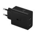 Ładowarka Samsung Power Adapter Duo Sieciowa 2x USB-C 50W - Czarna