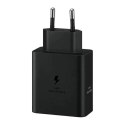 Ładowarka Samsung Power Adapter Duo Sieciowa 2x USB-C 50W - Czarna