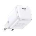 Ładowarka Ugreen Nexode mini sieciowa GaN 20W USB-C PD 3.0 / QC 4.0 - Biała