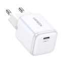 Ładowarka Ugreen Nexode mini sieciowa GaN 20W USB-C PD 3.0 / QC 4.0 - Biała