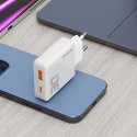 Ładowarka sieciowa GaN Dudao A30EU 30W USB-A / USB-C - Biała