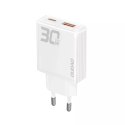 Ładowarka sieciowa GaN Dudao A30EU 30W USB-A / USB-C - Biała