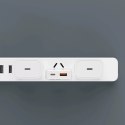 Ładowarka sieciowa GaN Dudao A30EUT 30W USB-A / USB-C + kabel USB-C - USB-C - Biała