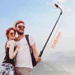 Selfie stick kijek Statyw Tripod uchwyt magnetyczny do telefonu zdjęć + Pilot Bluetooth Yesido SF19 Magnetic czarny