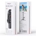 Selfie stick kijek Statyw Tripod uchwyt magnetyczny do telefonu zdjęć + Pilot Bluetooth Yesido SF19 Magnetic czarny