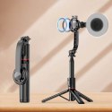 Selfie stick kijek Statyw Tripod uchwyt magnetyczny do telefonu zdjęć + Pilot Bluetooth Yesido SF19 Magnetic czarny