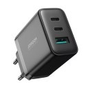 Szybka ładowarka Joyroom 2x USB-C USB-A 32W - Czarna