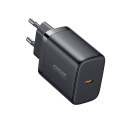 Szybka ładowarka Joyroom do 25W + Kabel USB-C / USB-C 1m - Czarna