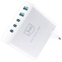 Ładowarka sieciowa 3MK HyperCharger 140W 3xUSB-C + 2xUSB GAN, PD+QC