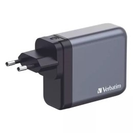 Ładowarka sieciowa Verbatim GaN 140W 3xUSB-C/USB-A + Adapter