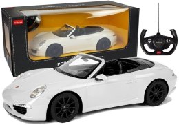 Auto R/C Porsche 911 Carrera S Rastar 1:12 Białe