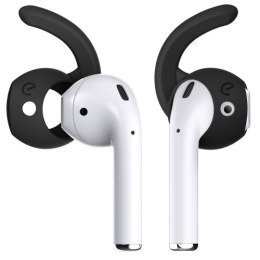 KeyBudz EarBuddyz - silikonowe nakładki do AirPods 1/2, EarPods (black)