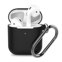 KeyBudz Elevate Keychain - silikonowe etui ochronne do AirPods Pro 2 (black)