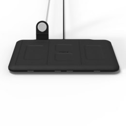 Mophie Wireless Charging 4w1 - ładowarka bezprzewodowa do czterech urządzeń z uchwytem do AppleWatch 10W (black) [eol]