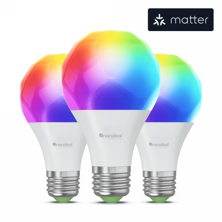 Nanoleaf Essentials Smart Bulbs - zestaw 3 żarówek A19-A60-E27 (technologia Matter)