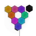 Nanoleaf Shapes Hexagons Starter Kit - panele świetlne (9 paneli, 1 kontroler) (black)