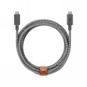 Native Union Belt Cable Pro 240W - kabel USB-C - USB-C, 2,4 m (zebra)