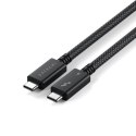 Satechi - kabel thunderbolt 4 USB-C - USB-C 1m (braided black)