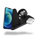 ZENS Aluminium 4w1 Stand Wireless Charger - bezprzewodowa stacja ładująca do trzech urządzeń (45W), z możliwością ładowanie czwa