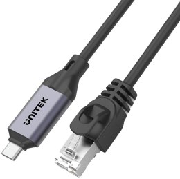 Unitek Kabel Ethernet USB C RJ-45 LAN, przewód sieciowy, 5m