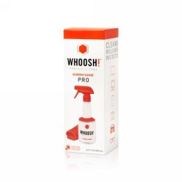 Whoosh Screen Shine Pro 500ml Box - spray do czyszczenia ekranów 500ml do wielokrotnego uzupełniania oraz antybakteryjna ścierec