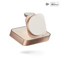 ZENS Nightstand Charger Pro 2 - ładowarka bezprzewodowa Qi2 15W do dwóch urządzeń kompatybilna z MagSafe (copper)