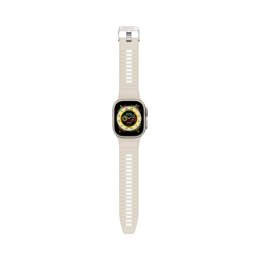 Decoded Ultra Traction - silikonowy pasek do Apple Watch 49/45/44/42 mm Gen 1-9 - SE (white)