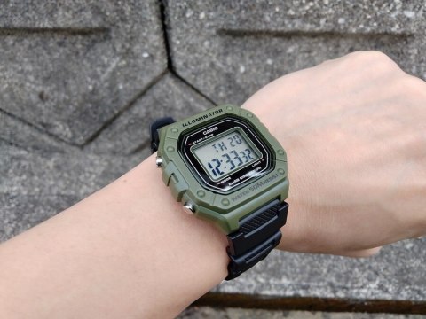 ZEGAREK MĘSKI CASIO W-218H-3A + BOX