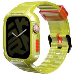 Skinarma pasek+etui Saido 2in1 Apple Watch 45/44mm żółty/yellow neon