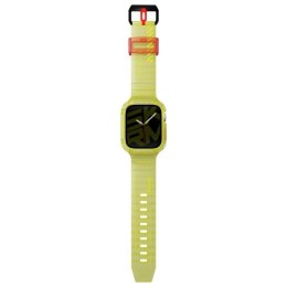 Skinarma pasek+etui Saido 2in1 Apple Watch 45/44mm żółty/yellow neon