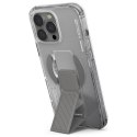 Skinarma etui Axon iPhone 16 Pro Max 6.9" Magnetic Charging + Grip Stand titanium