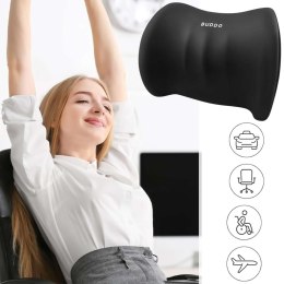 Poduszka samochodowa Alogy Car Pillow wspierająca plecy lędźwia pianka zapamiętująca Memory Foam Czarna