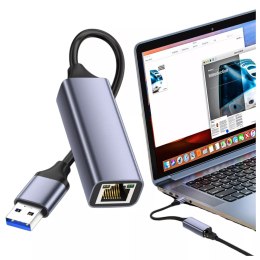 Przejściówka USB do Ethernet Adapter Alogy karta sieciowa LAN RJ45 GIGABIT 1000MBPS Czarna