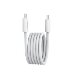 Magnetyczny kabel USB-C RollUp 1,5m, 100W, 480 Mbps, nylonowy, biały