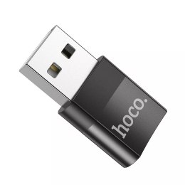 HOCO Adapter OTG USB A (Męski) Do Typ C (Żeński) UA17 Czarny