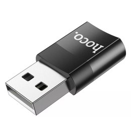 HOCO Adapter OTG USB A (Męski) Do Typ C (Żeński) UA17 Czarny