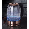 BERLINGER HAUS ELECTRIC GLASS KETTLE ELEKTRYCZNY CZAJNIK SZKLANY 1,7L ROSE GOLD [41848]