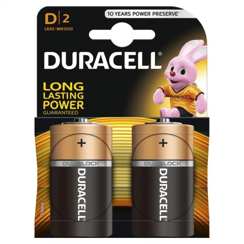 DURACELL BATTERY ALKALINE BASIC LR20/D M BLISTER *2