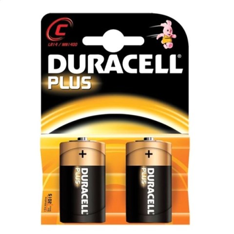 DURACELL BATTERY ALKALINE PLUS LR14/C MN 1400 BLISTER*2