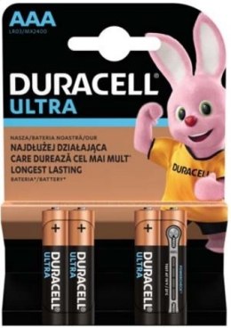 DURACELL BATTERY ALKALINE ULTRA POWER LR03/AAA BLISTER *4