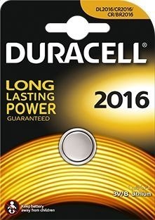 DURACELL BATTERY DL 2016 BLISTER*1