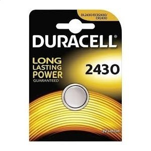 DURACELL BATTERY LITHIUM DL2430 BLISTER *1