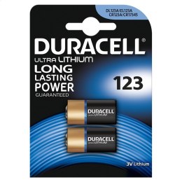 DURACELL BATTERY ULTRA LITHIUM FOTO 123 M3 BLISTER *2