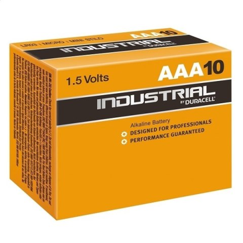 DURACELL INDUSTRIAL BATTERY ALKALINE LR03/AAA MN2400 10*PAK