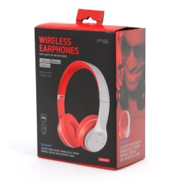 FREESTYLE SŁUCHAWKI NAUSZNE BLUETOOTH SŁUCHAWKI BEZPRZEWODOWE BLUETOOTH Z MIKROFONEM GREY RED [43686]